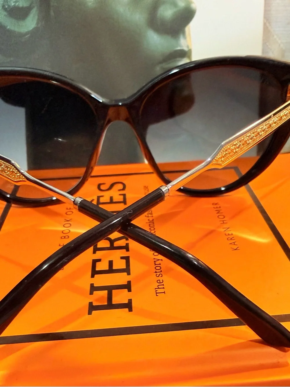Gucci Cat Eye Sunglasses with Brown Gradient Lenses